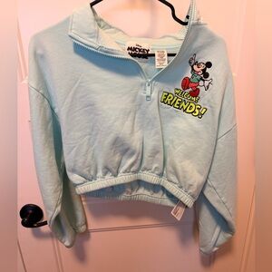 Disney Light Blue Mickey Mouse Pullover